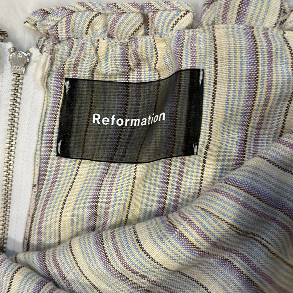 Ruffle Reformation mini dress - Picture 4 of 7